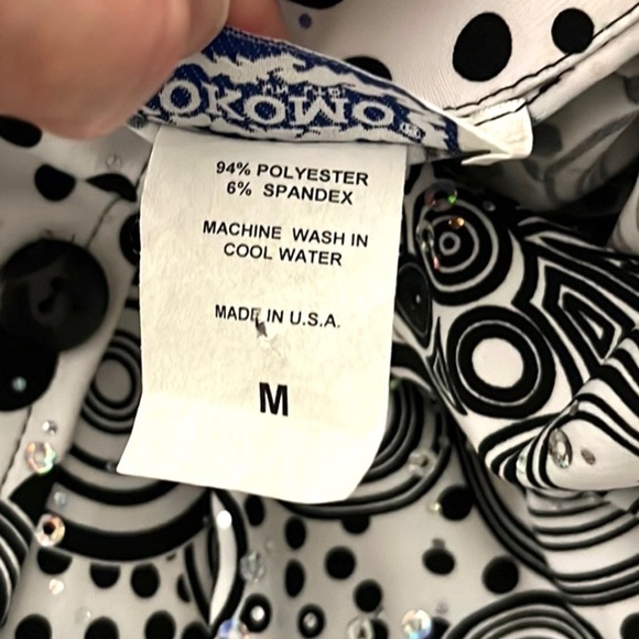 VTG Kokomo,SUCH a Cool Piece,Lightly Sequined 1970’s Disco,Avant Garde,Size M - Picture 10 of 11